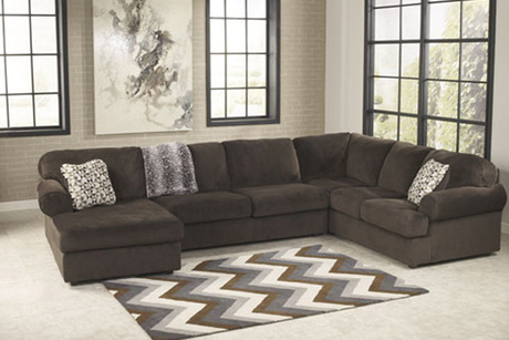 ashley three-piece sectional from national furniture liquidators