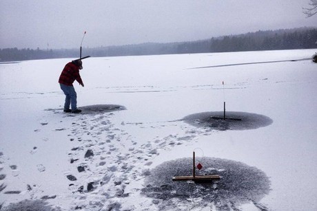 Five 26 Ice Fishing Traps with Sleeves From Jack Traps, Inc.