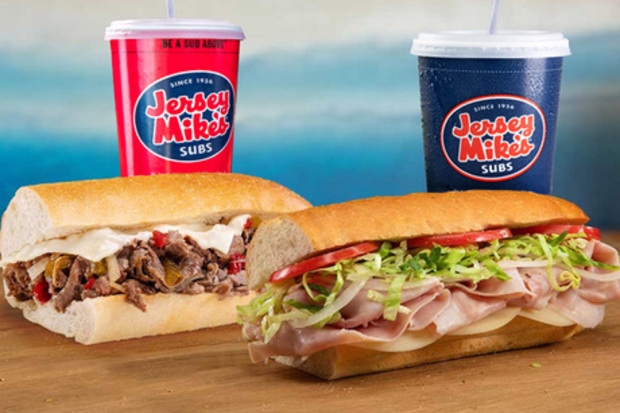 Jersey Mike's Subs Two Regular-Size Subs From Jersey Mike&