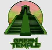 Green temple logo
