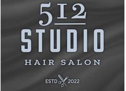 512 studio hair salon logo