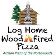 Log home wood fired pizzanew
